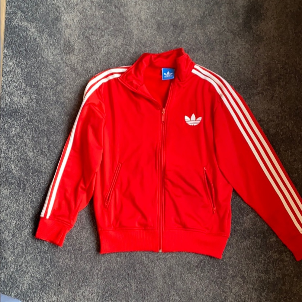 Adidas Red Tracksuit